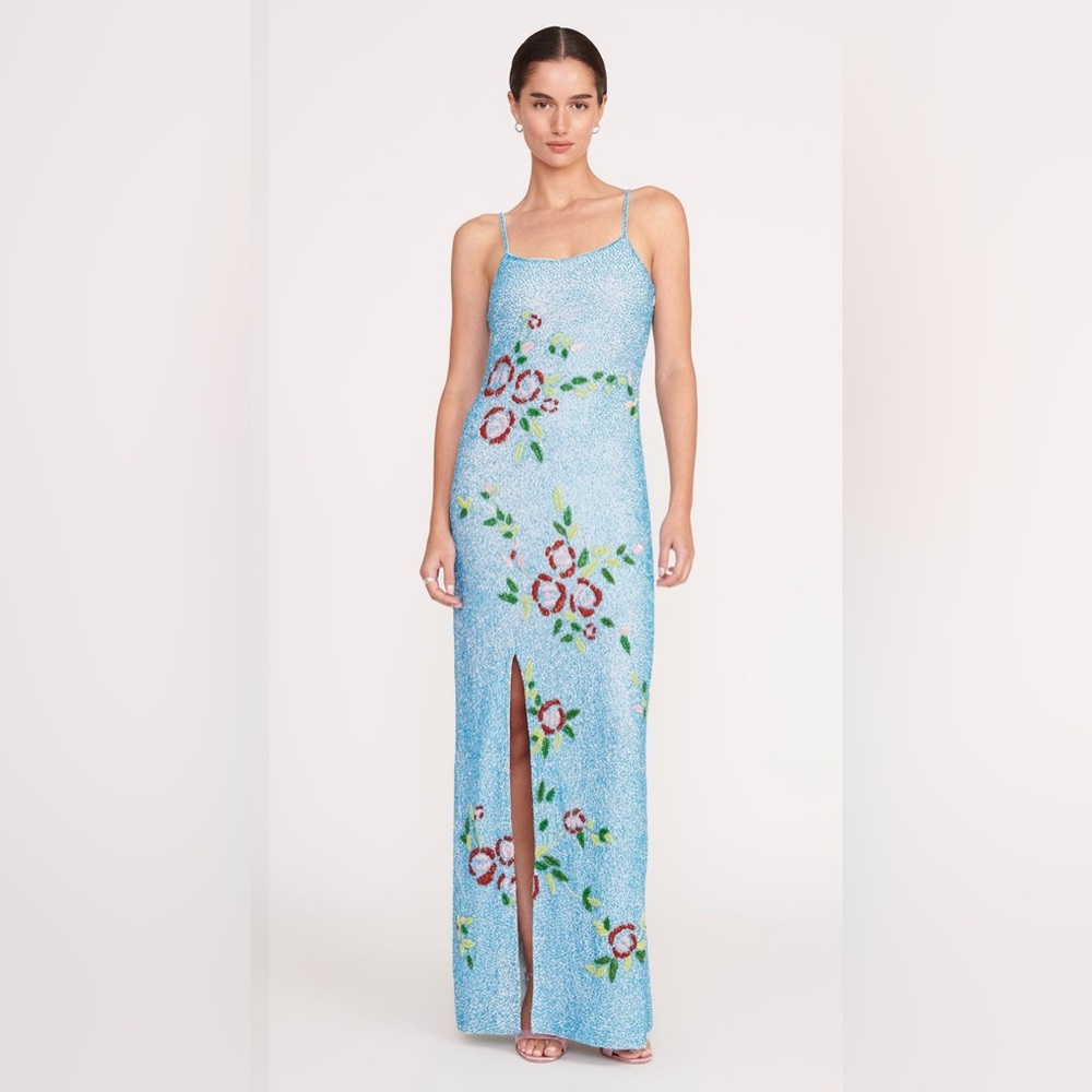 Like New STAUD Koi Dress Diamond Rose
